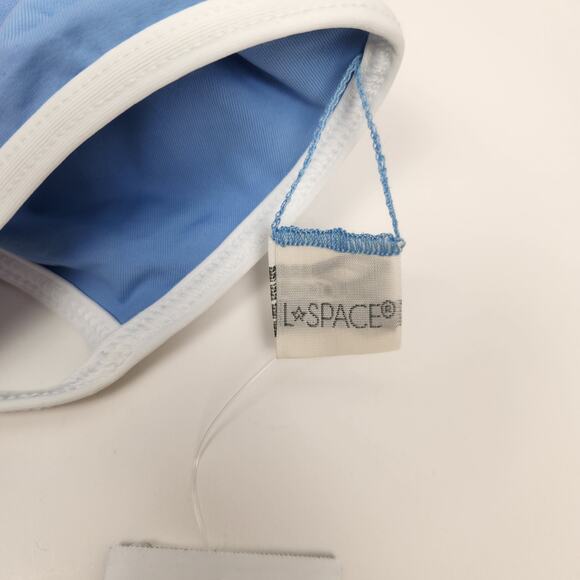 L*Space Pamela Bikini Top Racerback in Blue Size Small NWT - Picture 6 of 6